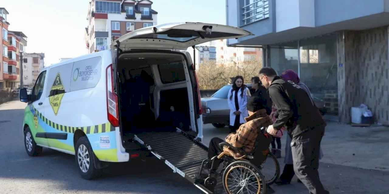 Ordu’da engelsiz ulaşım 7 bin 200 yolculukla umut taşıdı