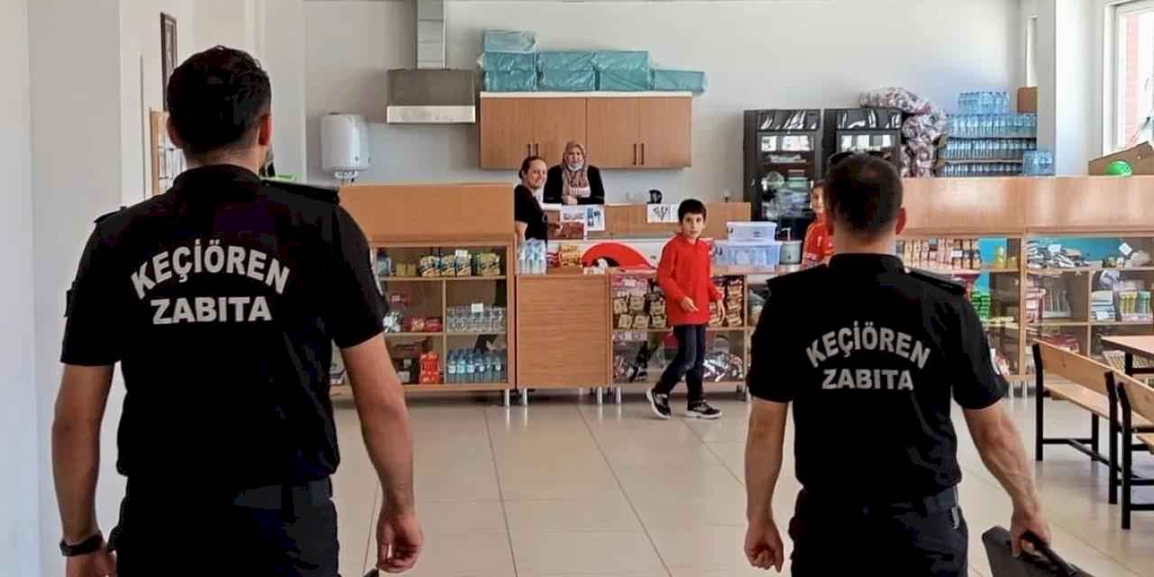 Ankara Keçiören'de okul kantinlerine sıkı denetim