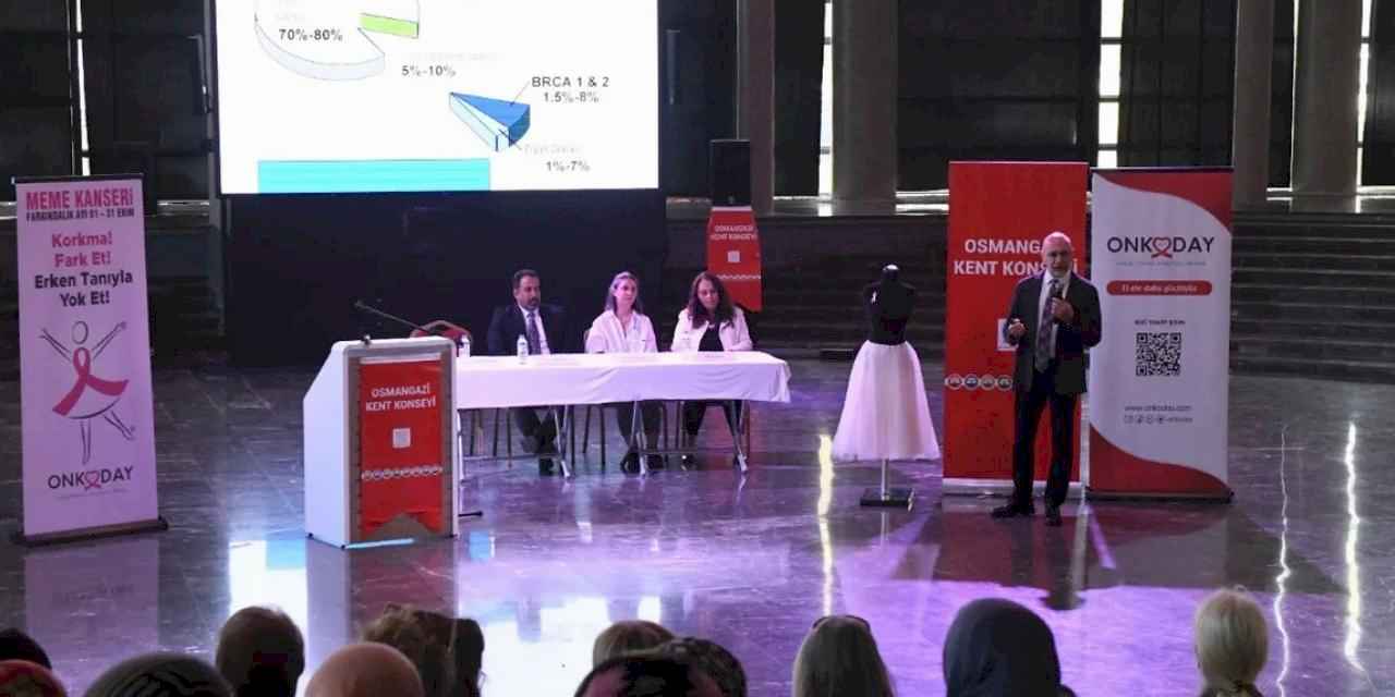 Bursa Osmangazi'de meme kanseri farkındalığı
