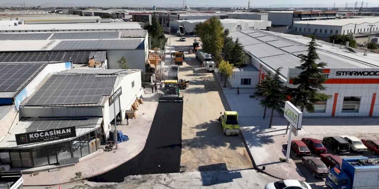 Konya Karatay'da asfalt hamlesi