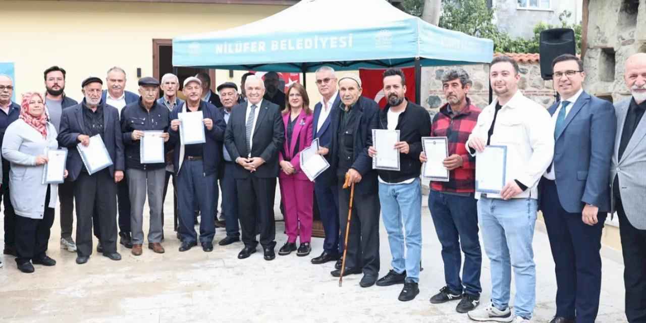 Ürünlü'de 275 Hak Sahibine İmarlı Tapu Sevinci