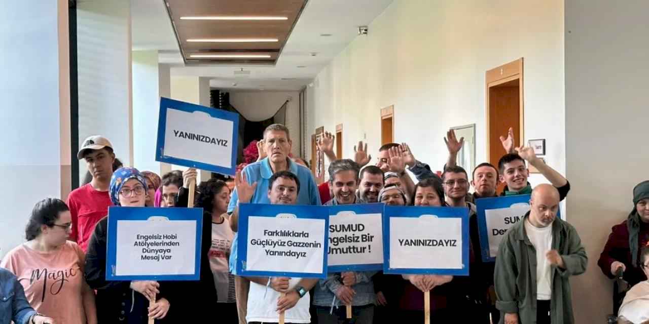 Sakarya Engelsiz Hobi Atölyeleri’nden Filistin’e “Sumud” desteği