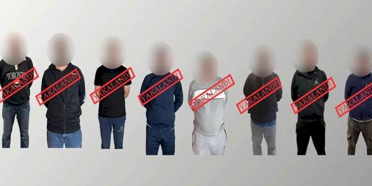 Kırmızı bültenle aranan 6 suçlu ve 2 ulusal kaçak yakalandı