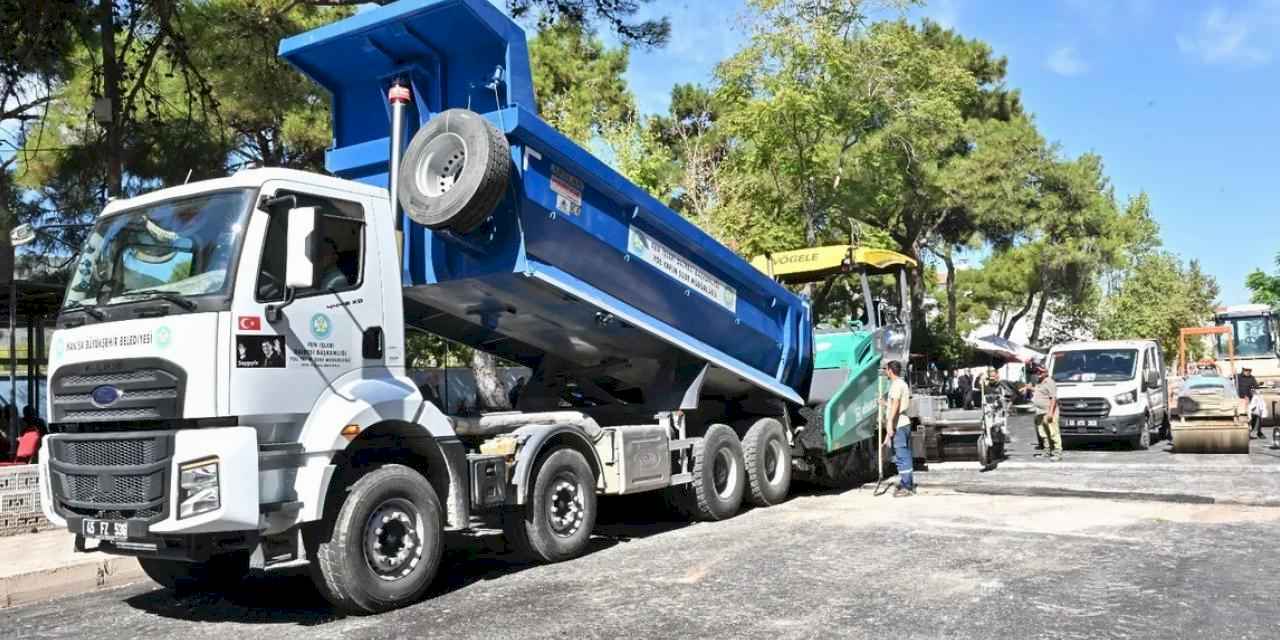 Manisa Kırkağaç’a 5 bin ton sıcak asfalt seriliyor