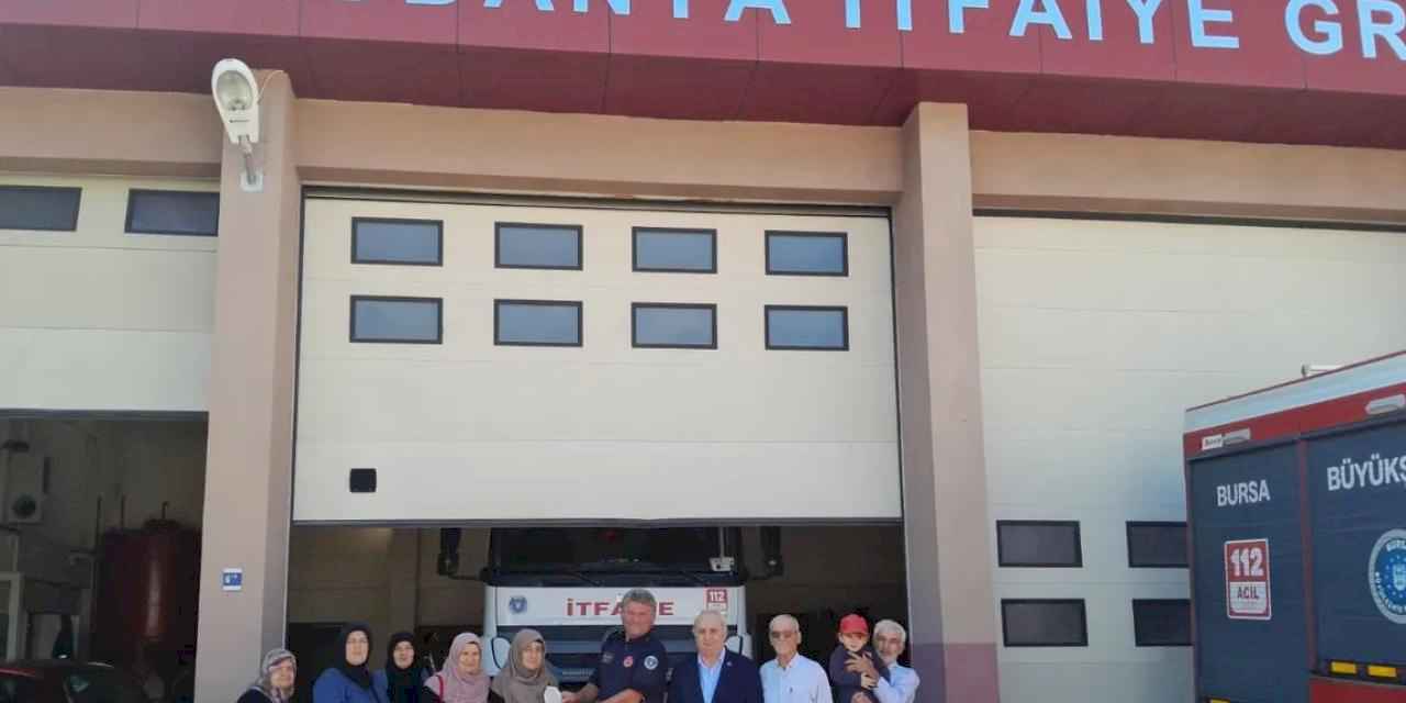 Saadet Partili kadınlardan Mudanya İtfaiyesi’ne ziyaret