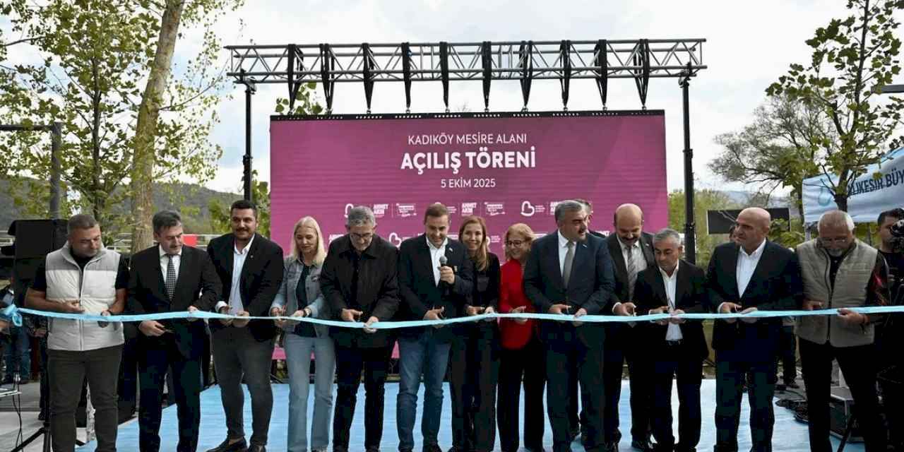 Balıkesir'de Balya Kadıköy Mesire Alanı açıldı