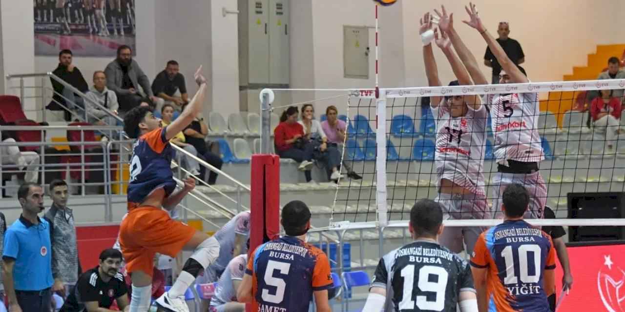 Bursa Osmangazi'de filede sezonun ilk galibiyeti