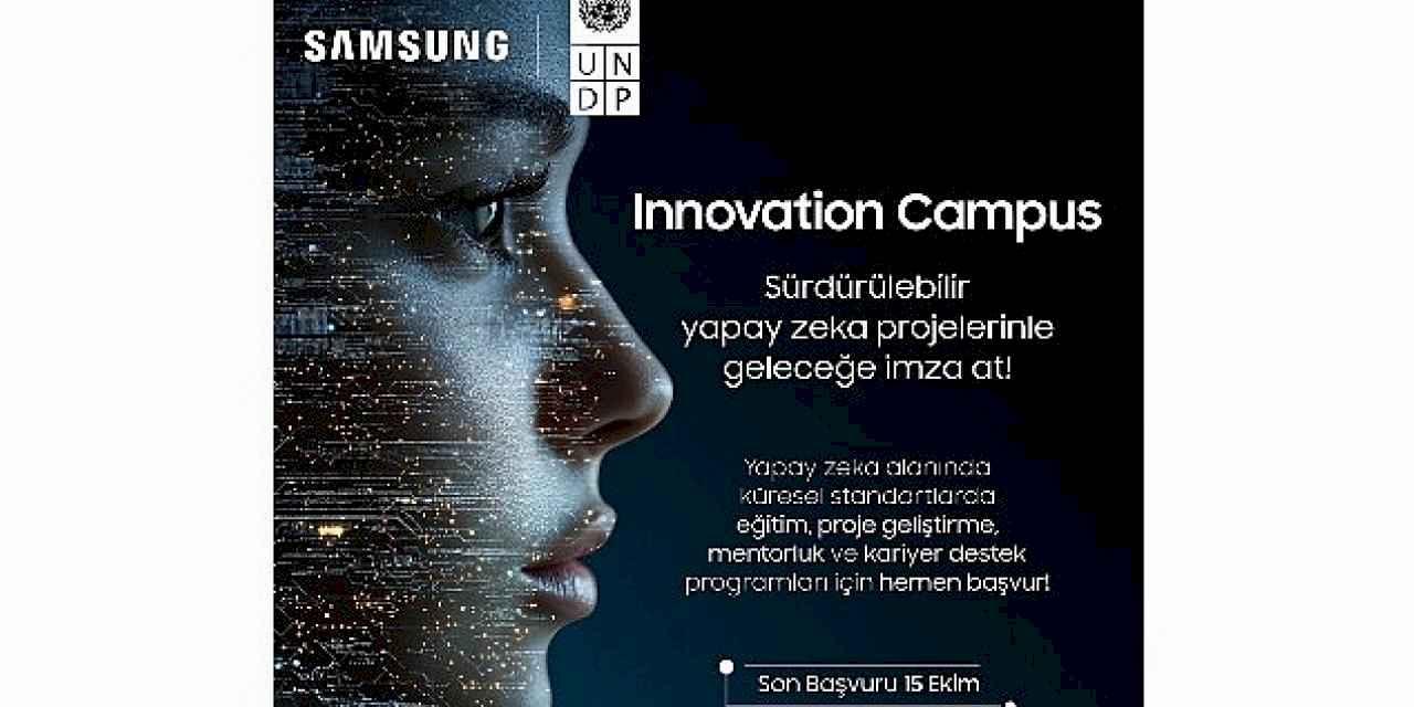 Samsung ve UNDP, Innovation Campus yapay zekâ eğitimi için gençlerin başvurularını bekliyor
