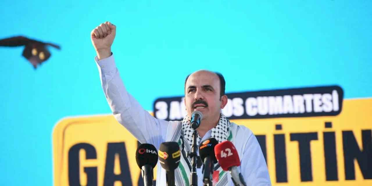 Konya'da Başkan Altay’dan Gazze mesajı