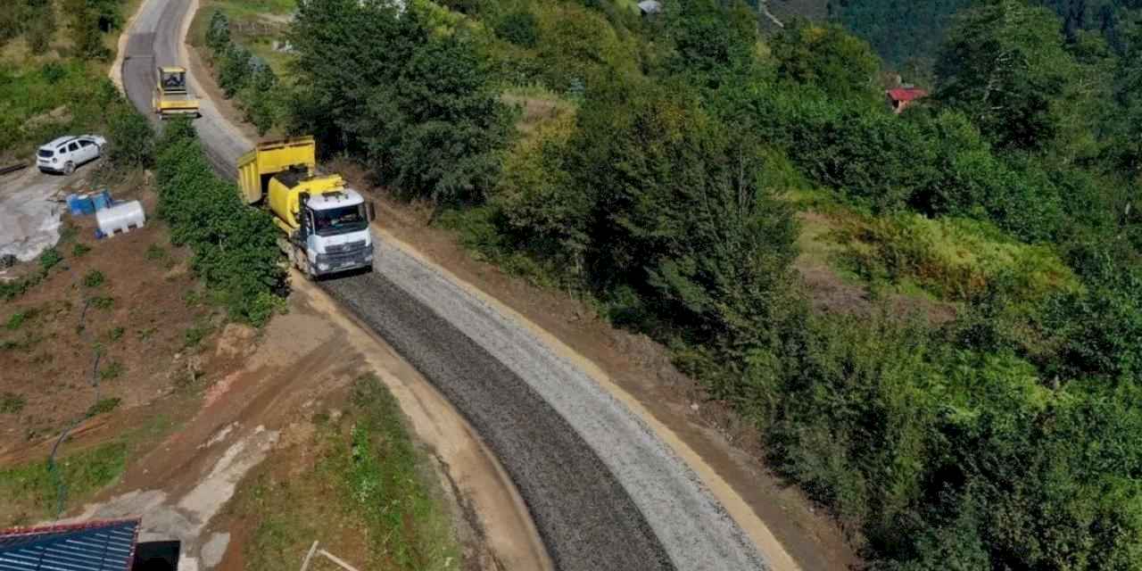 Ordu’da yol özlemi asfaltla son buldu