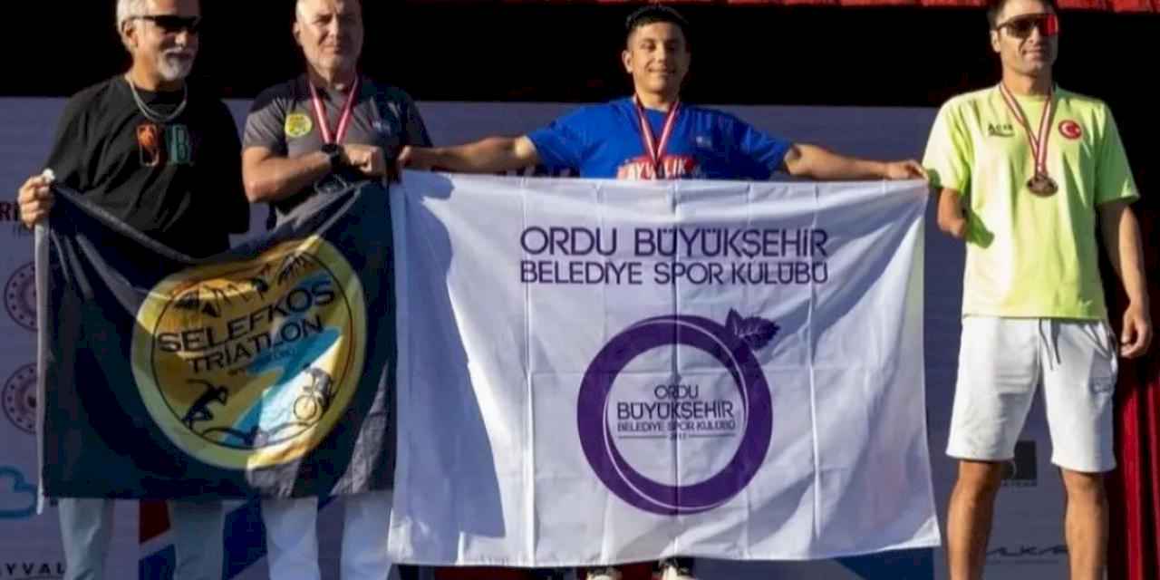 Ordu’ya triatlon zaferi!