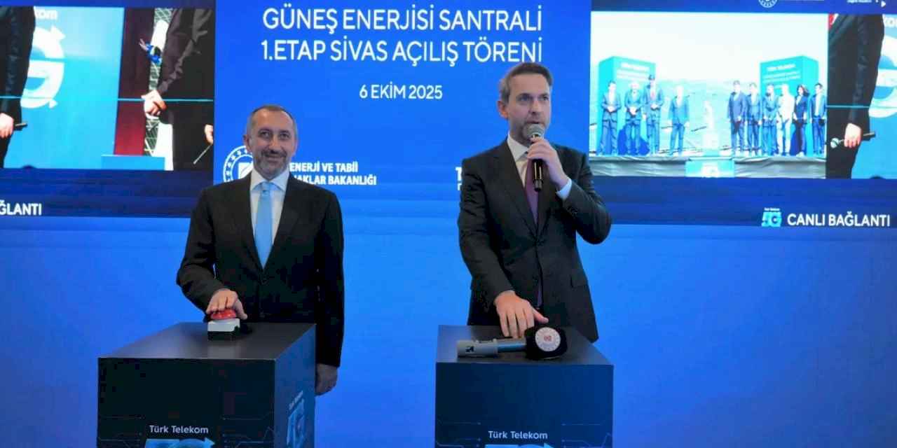 Türk Telekom Sivas’taki Dev GES yatırımını 5G ile İstanbul’dan Açtı