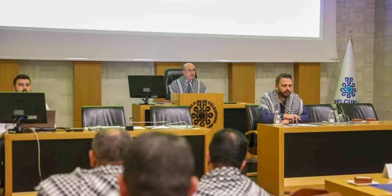 Konya Selçuklu'dan Filistin ve Gazze'ye tam destek