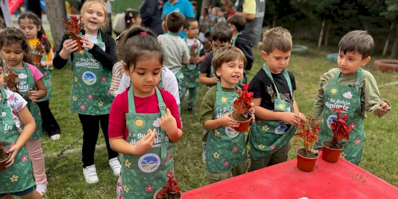 Sakaryalı minik bahçıvanlar geleceği şekillendirdi