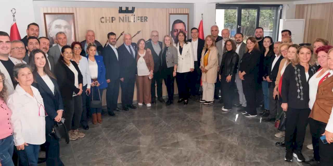 Başkan Şadi Özdemir'den CHP Nilüfer İlçe Yönetimine Hayırlı Olsun Ziyareti