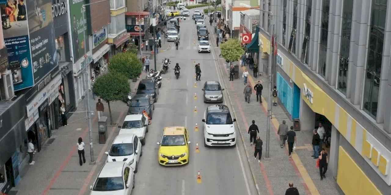 Balıkesir’de çift sıra park sorununa çözüm