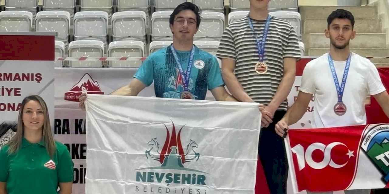 Nevşehirli sporcu Türkiye ikincisi oldu