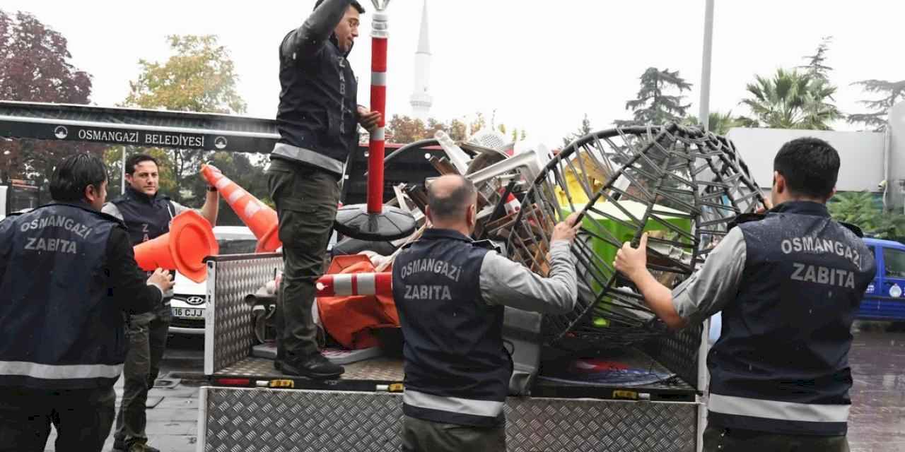 Bursa Osmangazi'de işgallere geçit yok!