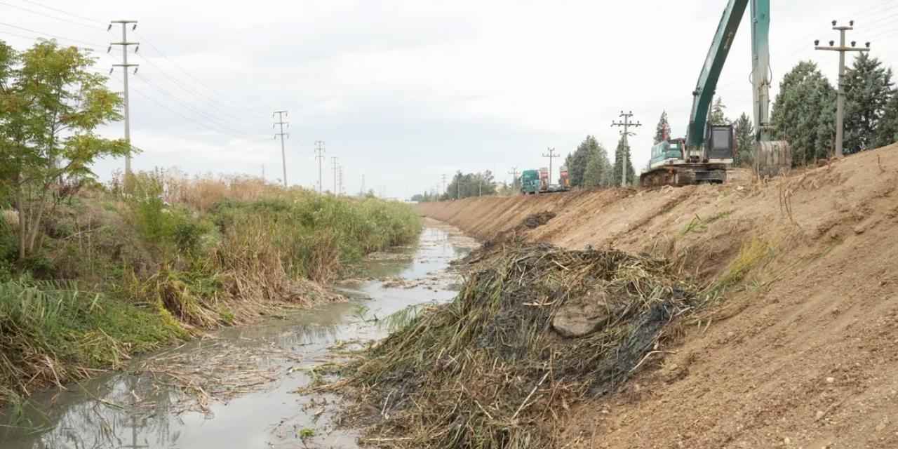 Bursa Yenişehir'de kanallarda kapsamlı temizlik