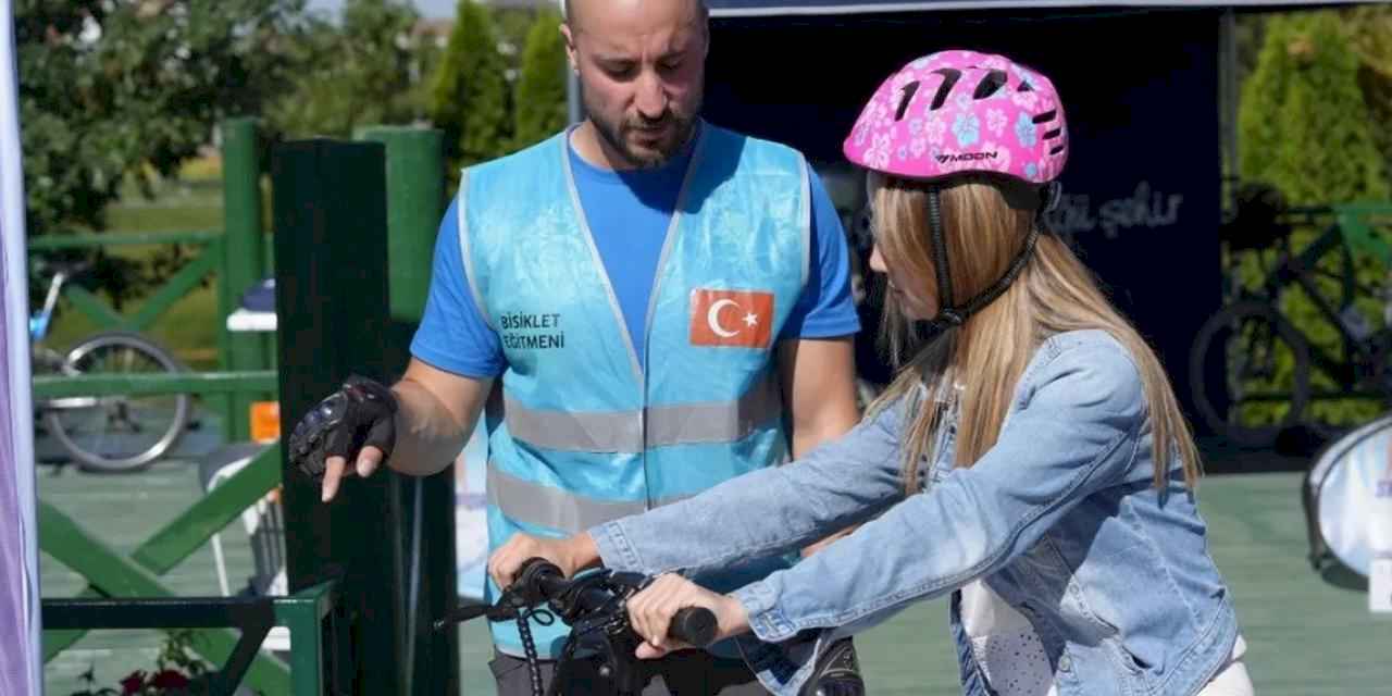 Eskişehir'de yetişkinlere bisiklet eğitimi