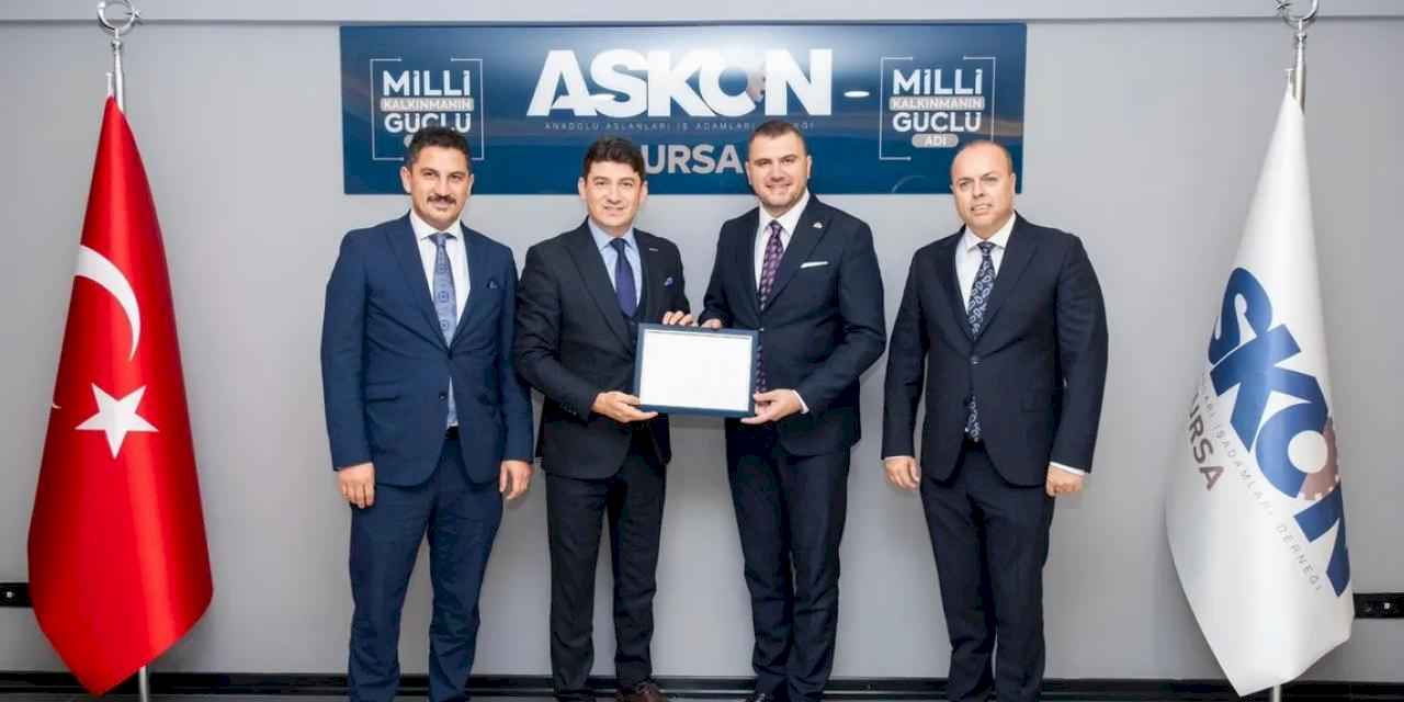 ASKON Bursa'da Kosovalı iş insanlarını ağırladı