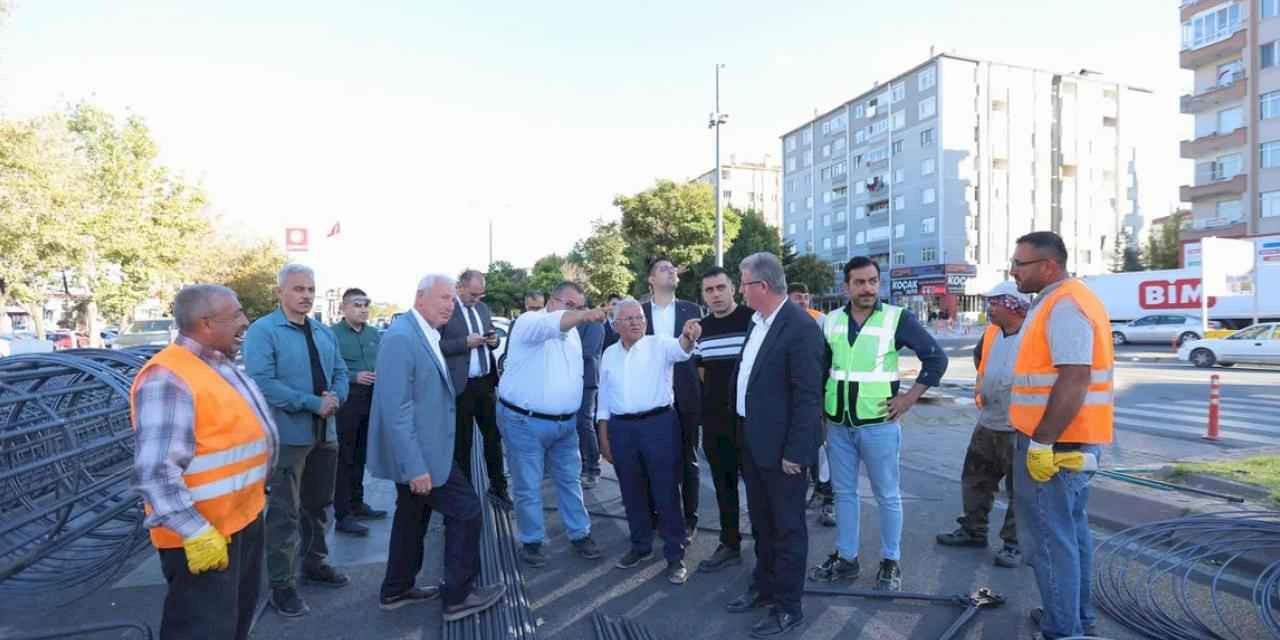 Başkan Büyükkılıç, 295 Milyon TL’lik Katlı Kavşak Projesini Yerinde İnceledi