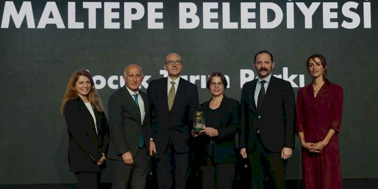 Maltepe’nin “Çocuk Tarım Parkı” projesine sürdürülebilirlik ödülü