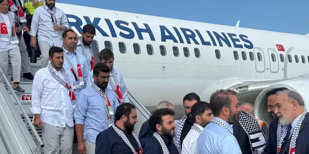 Özgürlük filosu aktivistleri Türkiye’ye döndü