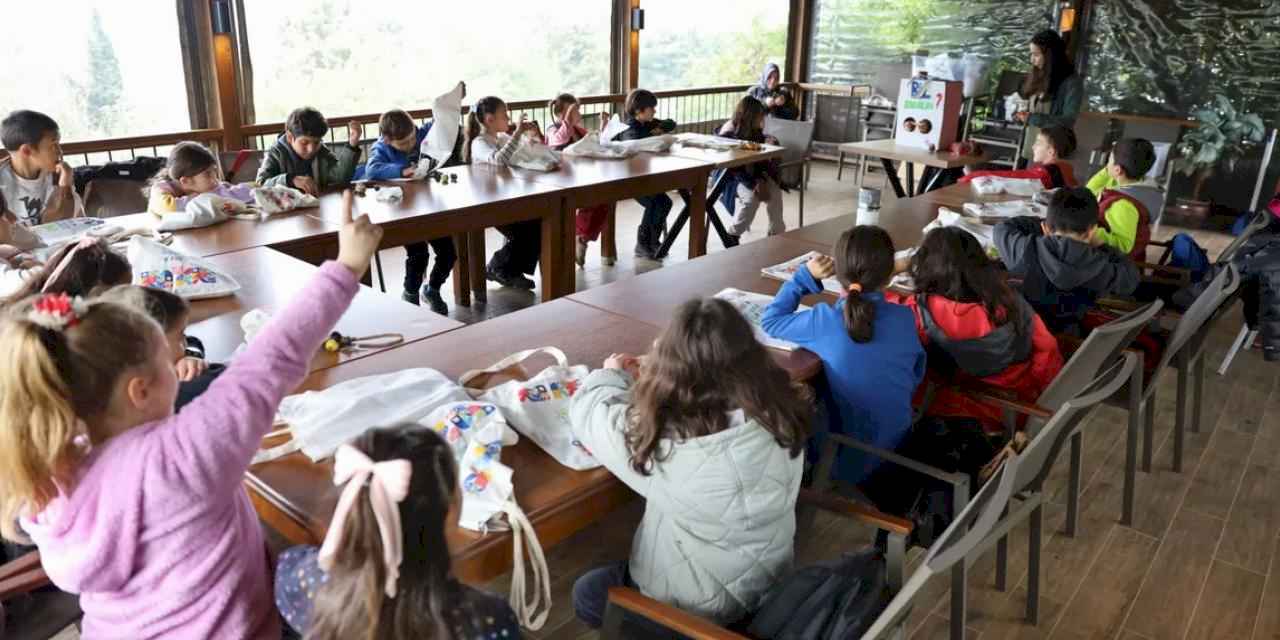 Minik kaşifler Leylek Göl Evi’nde