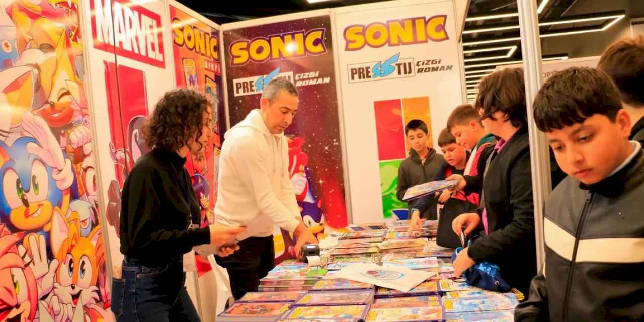 Kitap Fuarı’nda çocukların çizgi roman sevgisi