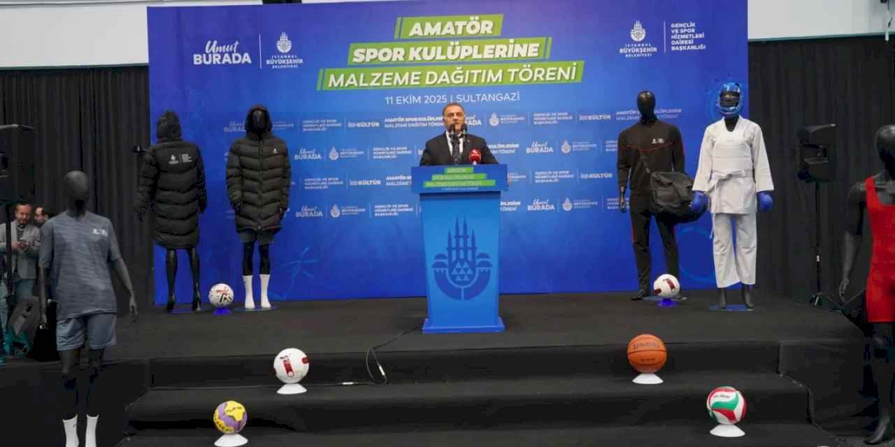 İBB’den Amatör Spor Kulüplerine 100 Milyon Liralık Malzeme Desteği