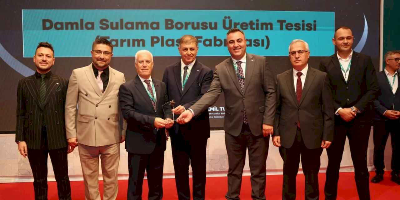 Bursa Büyükşehir'e çiftçi ve çevre dostu ödülü