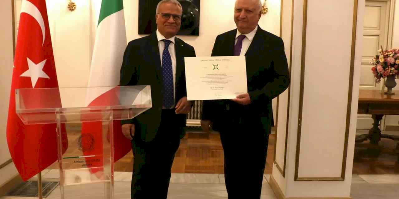 Prof. Dr. Nuri Özgirgin'e İtalya'dan 