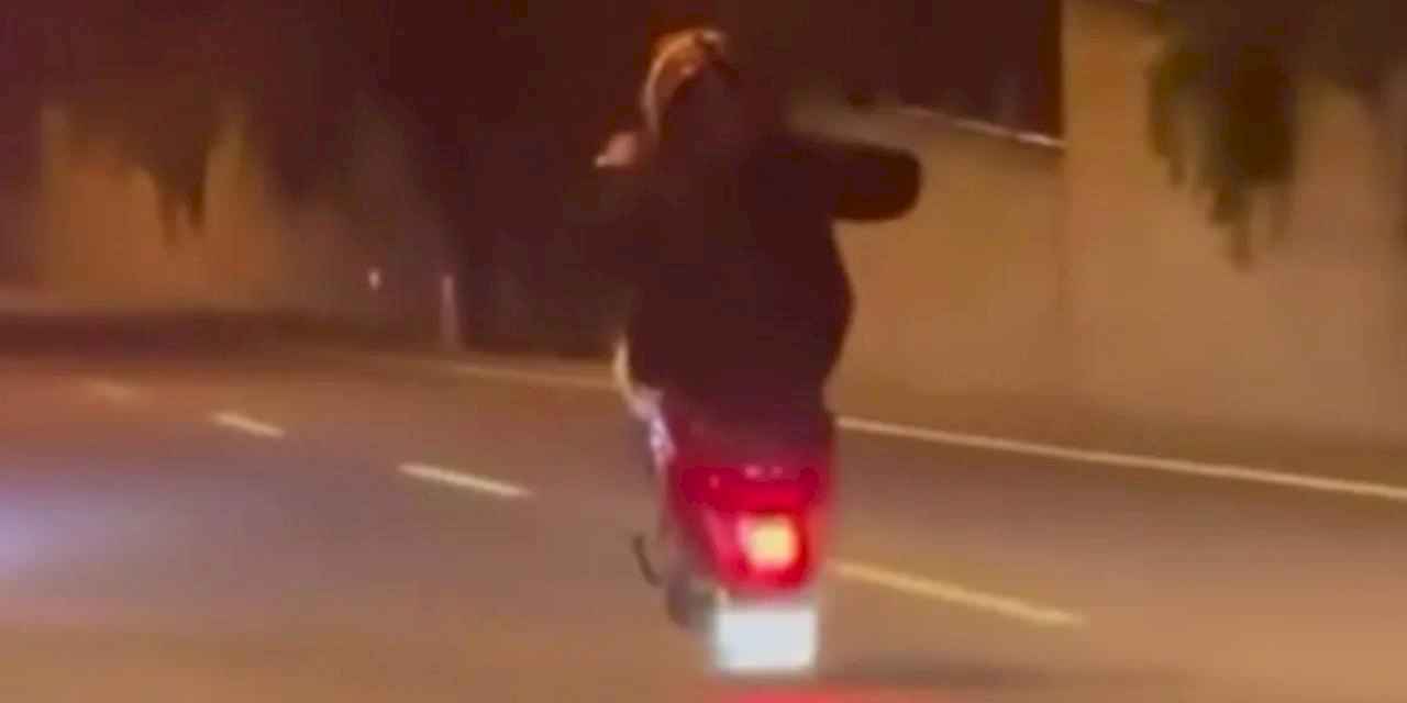 Denizli’de akrobatik sürücüye gereği yapıldı!