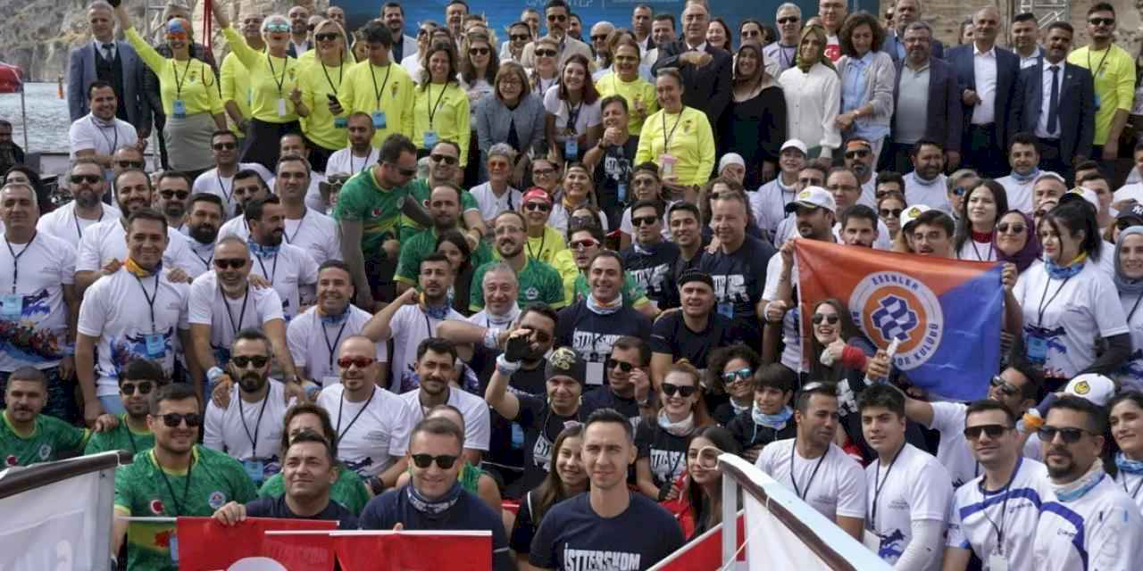 Gaziantep’te su sporları festivalinde dereceler belli oldu