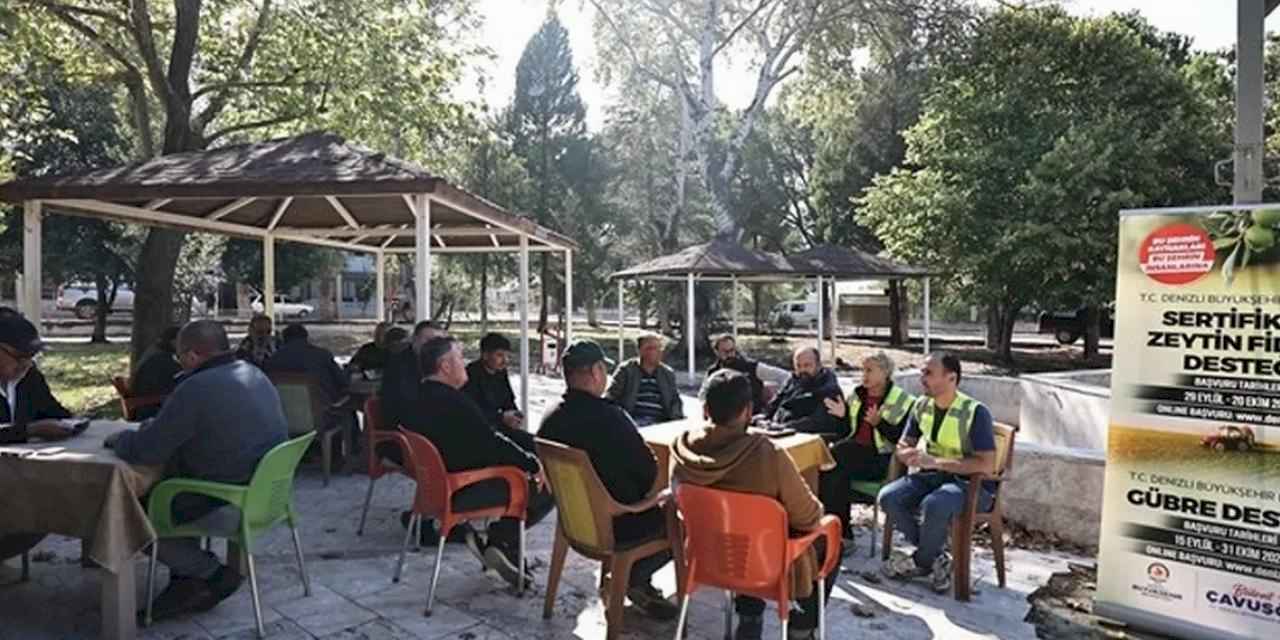 Denizli Büyükşehir, çiftçilerin sorunları yerinde dinliyor