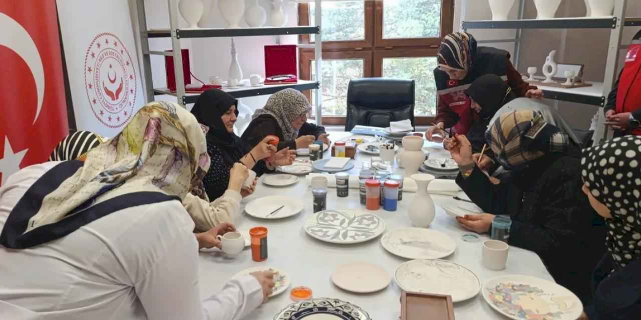 Erzurum’da şehit yakınlarına sanatla şifa