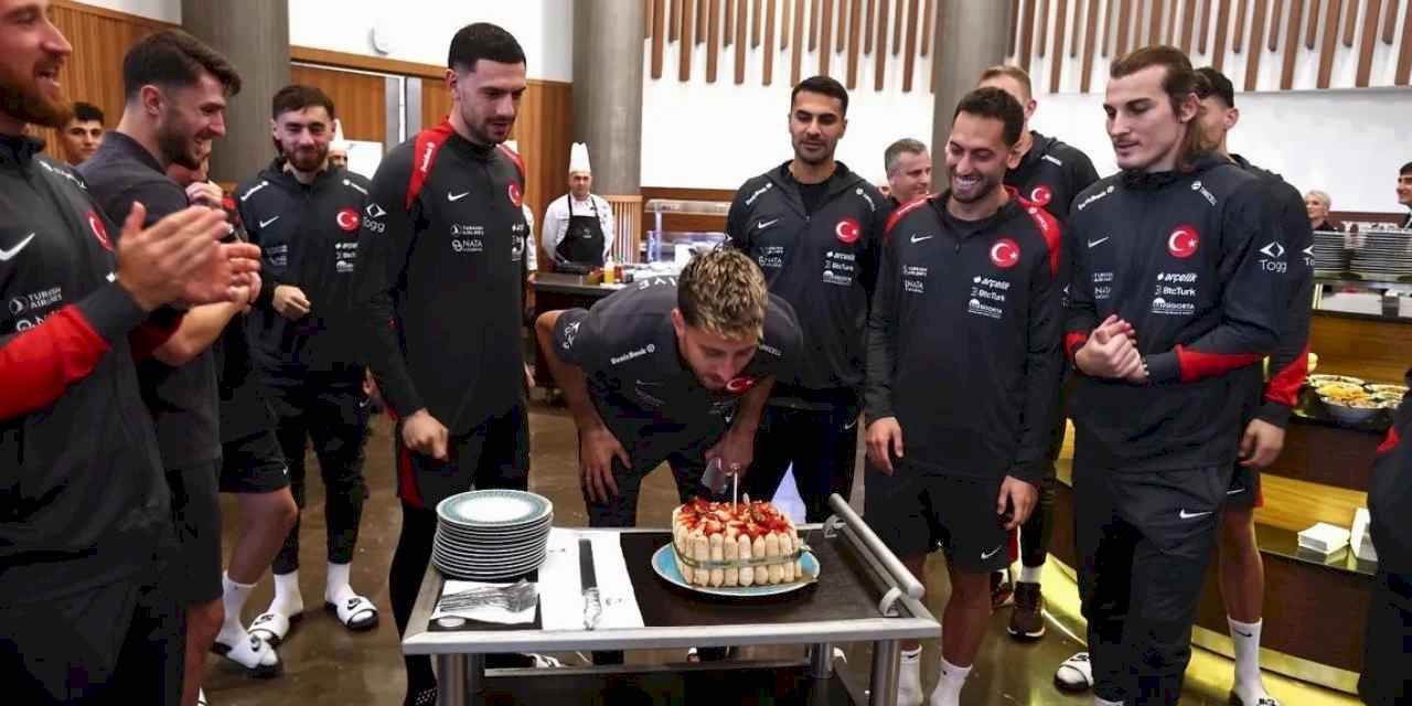 Atakan Karazor’un doğum günü Milli Kamp'ta kutlandı