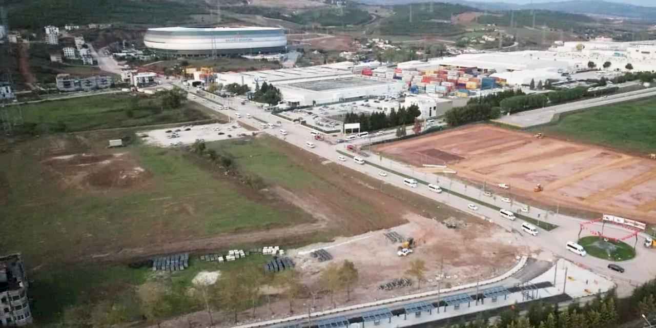 Kocaeli'de milli maç için 220 dönümlük dev organizasyon alanı hazır