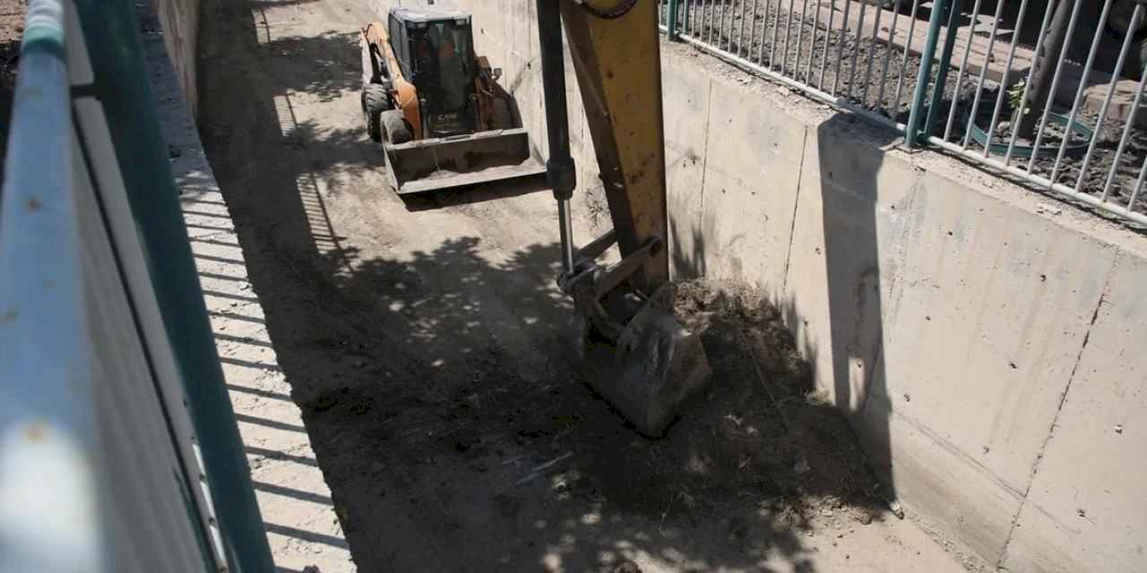 Kayseri Melikgazi'den şiddetli yağışlar öncesi temizlik