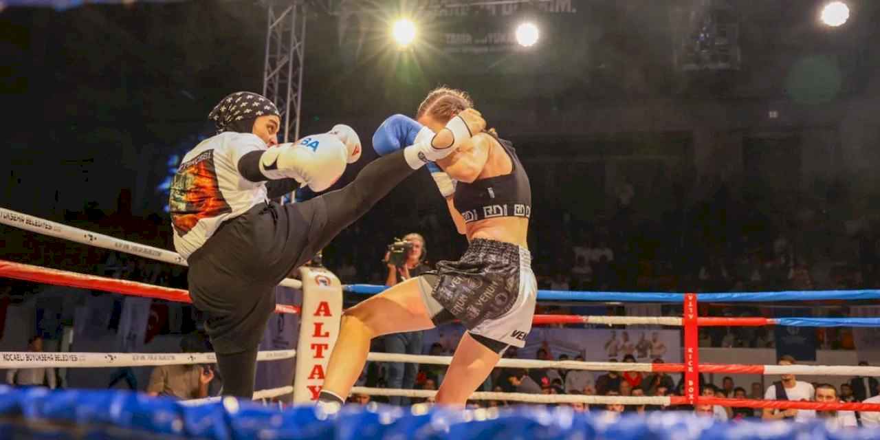 Kocaeli’de kick boks fırtınası esti