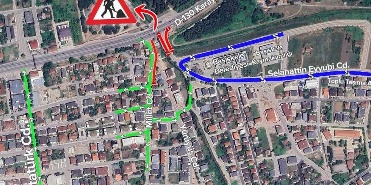 Kocaeli'de D-130’da trafik düzenlemesi