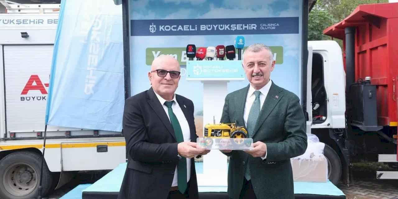 Kocaeli Büyükşehir 4 mevsim çiftçinin yanında