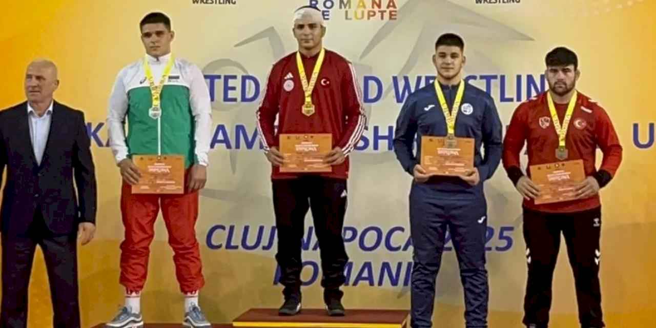 Gebzeli güreşçiler Balkan Şampiyonası'ndan madalyalarla döndü