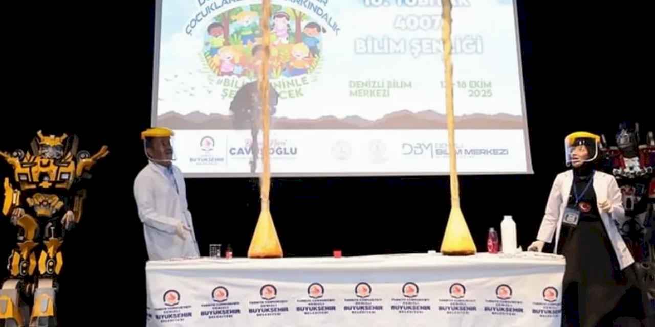 Denizli Bilim Merkezi’nde doğa dostu nesiller bilimle buluşuyor