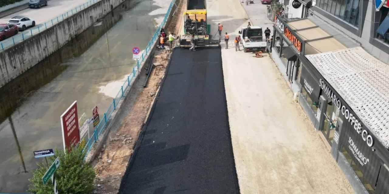 İzmit Alikahya'nın yolları yenileniyor