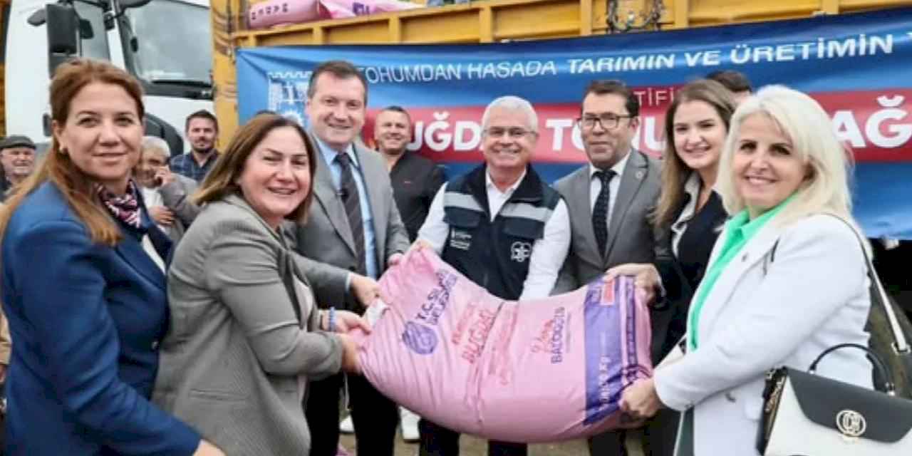 Silivri’de 200 Üreticiye 40 Ton Buğday Tohumu Teslim Edildi