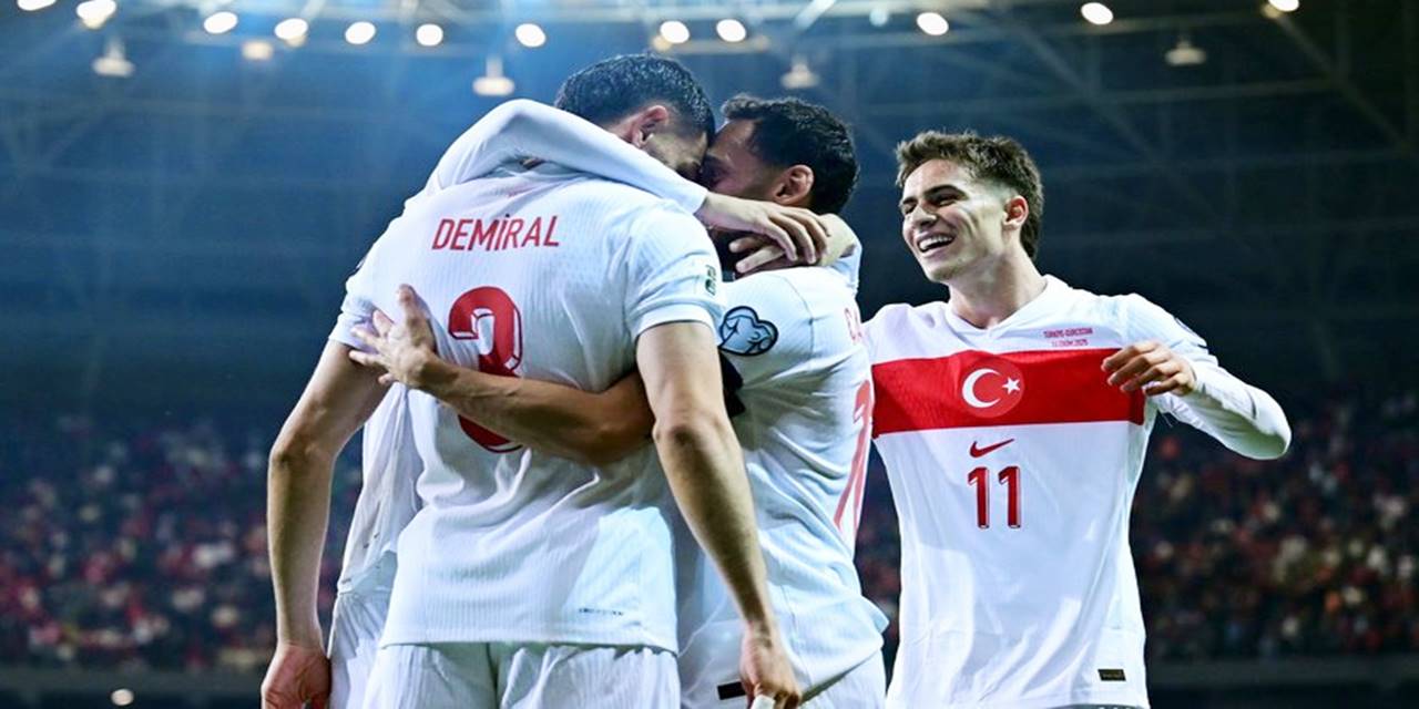 Türkiye 4-1 Gürcistan (Maç Sonucu) 'Bizim Çocuklar' Gürcistan'ı farklı yendi!