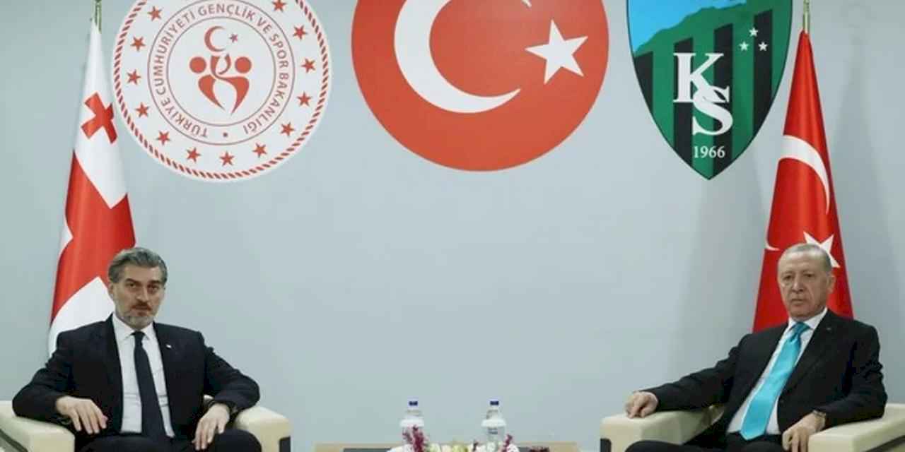 Cumhurbaşkanı Erdoğan, Kocaeli’de Gürcistanlı mevkidaşı ile buluştu