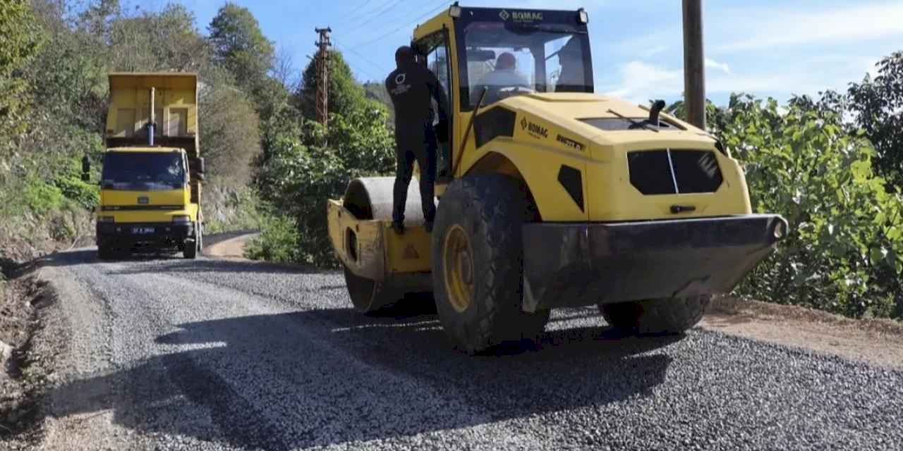 Ordu Gümüşköy’de asfalt sevinci